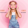 BlackView Kid Wired Foldable Fitbuds K1 Coral Pink - (FITBUDS-K1-P)