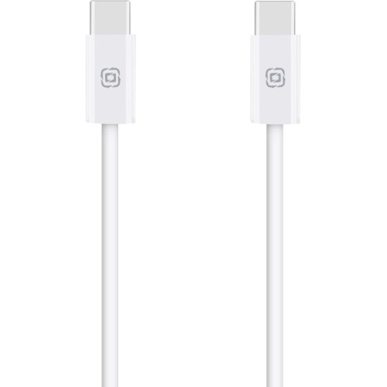 OBAL:Me Longrun USB-C/USB-C Cable 60W 1m White - (OM60CC1W)