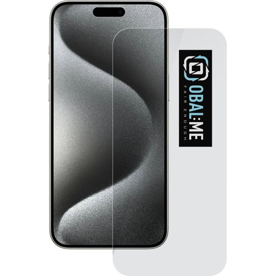 OBAL:Me 2.5D Glass Screen Protector For Apple Iphone 15 Pro Max Clear - (57983118462)