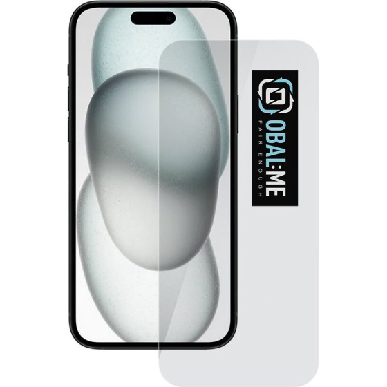 OBAL:Me 2.5D Glass Screen Protector For Apple Iphone 15/16 Clear - (57983118459)