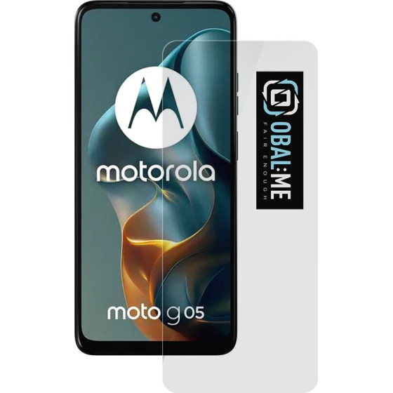 OBAL:Me 2.5D Glass Screen Protector For Motorola G05/E15 Clear - (57983124897)