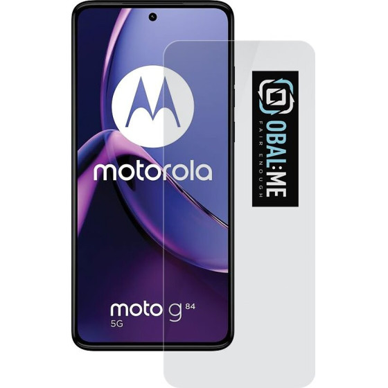 OBAL:Me 2.5D Glass Screen Protector For Motorola G84 Clear - (57983120575)