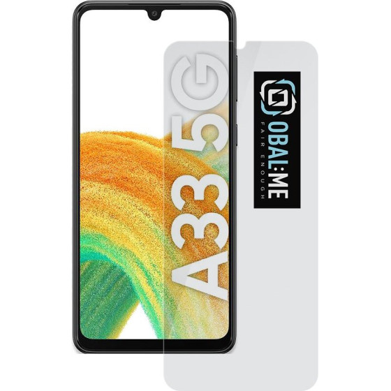 OBAL:Me 2.5D Glass Screen Protector For Samsung Galaxy A33 5G Clear - (57983116127)