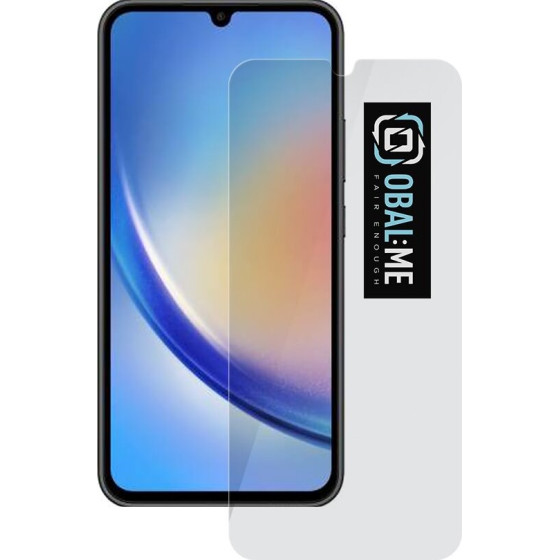 OBAL:Me 2.5D Glass Screen Protector For Samsung Galaxy A34 5G Clear - (57983116128)