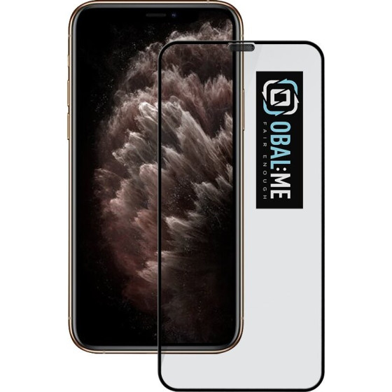 OBAL:Me 5D Glass Screen Protector For Apple Iphone 11 Pro/ XS/X Black - (57983116077)
