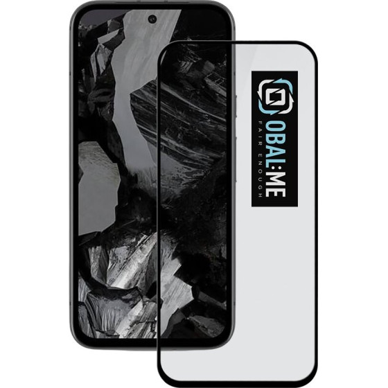 OBAL:Me 5D Glass Screen Protector For Google Pixel 8a Black - (57983121420)