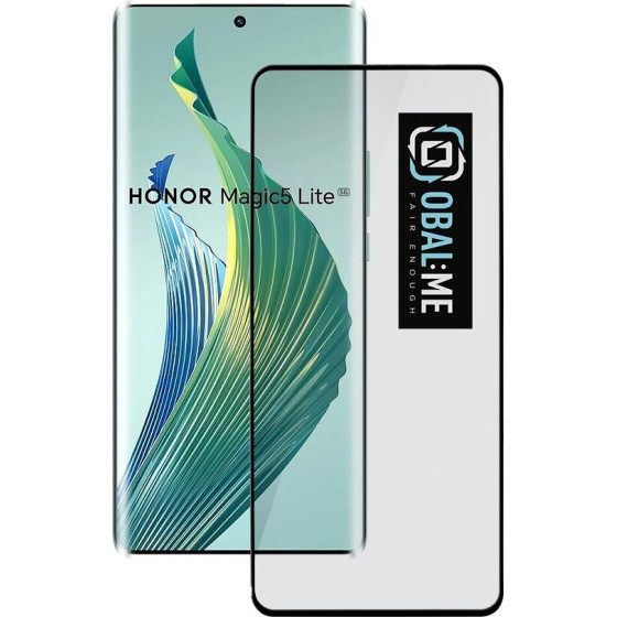 OBAL:Me 5D Glass Screen Protector For Honor Magic5 Lite Black - (57983120590)