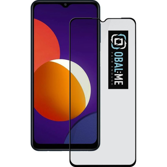 OBAL:Me 5D Glass Screen Protector For Samsung Galaxy M12/A32 5G/A12/A02s Black - (57983116096)