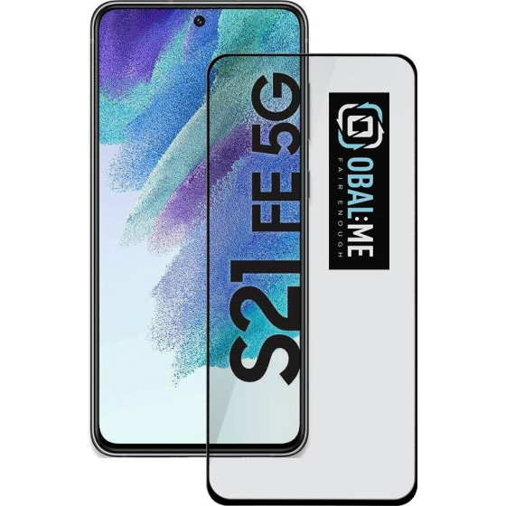 OBAL:Me 5D Glass Screen Protector For Samsung Galaxy S21 Fe 5G Black - (57983116099)