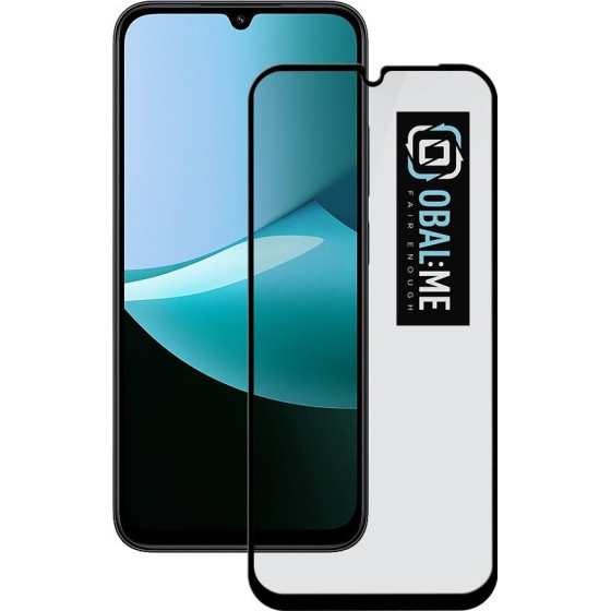 OBAL:Me 5D Glass Screen Protector For Xiaomi Redmi 15C 4G/5G/Poco C85 4G Black - (57983128117)