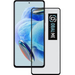 OBAL:Me 5D Glass Screen Protector For Xiaomi Redmi Note 12 4G/5G Black - (57983116106)