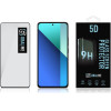 OBAL:Me 5D Glass Screen Protector For Xiaomi Redmi Note 13 4G/5G Black - (57983120610)