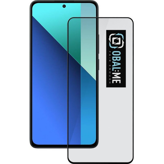 OBAL:Me 5D Glass Screen Protector For Xiaomi Redmi Note 13 4G/5G Black - (57983120610)