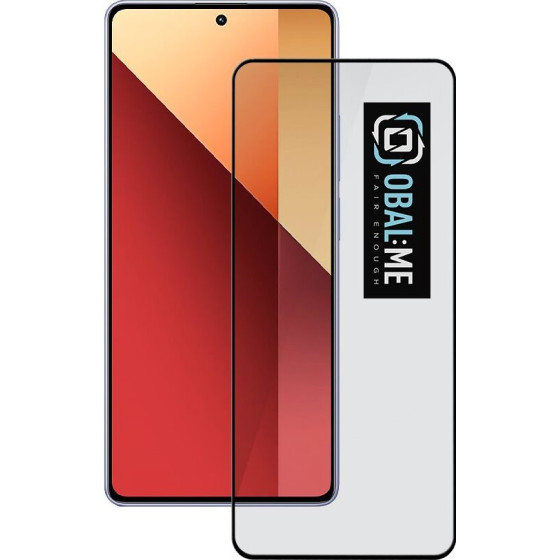 OBAL:Me 5D Glass Screen Protector For Xiaomi Redmi Note 13 Pro 4G/5G Black - (57983120611)