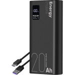 OBAL:Me Energypulse Powerbank 20000mAh 22.5W Black - (OMPWB20K)