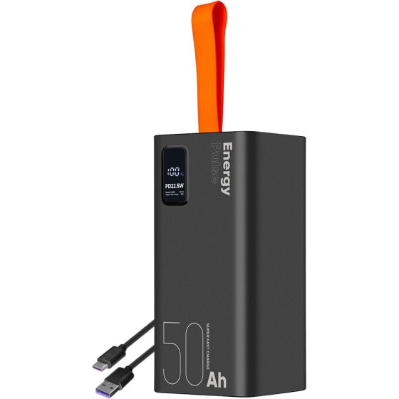 OBAL:Me Energypulse Powerbank 50000mAh 22.5W Black - (OMPWB50K)