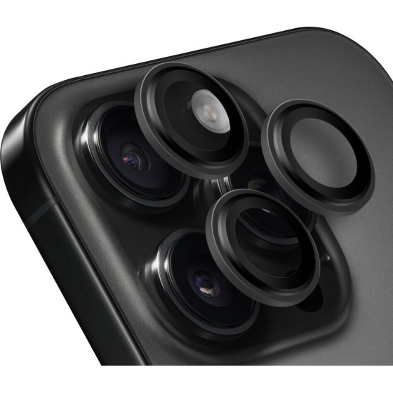 OBAL:Me Lens Protector For Apple Iphone 16 Pro/16 Pro Max Black Titanium - (57983125799)