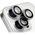 OBAL:Me Lens Protector For Apple Iphone 16 Pro/16 Pro Max White Titanium - (57983125802)