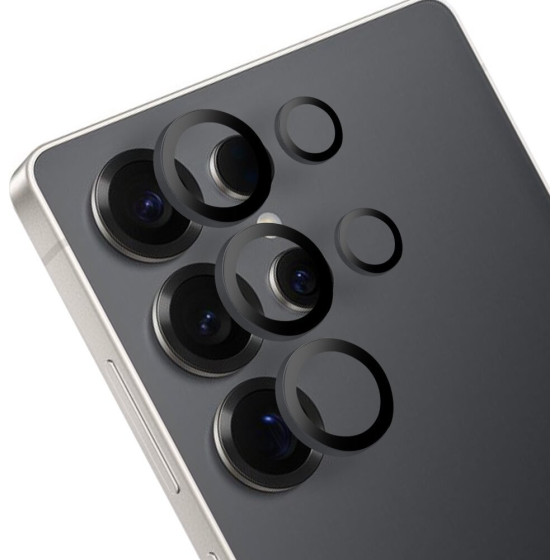 OBAL:Me Lens Protector For Samsung Galaxy S25 Ultra Titanium Black - (57983125809)