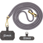 OBAL:Me Necktag Allure Rope For Mobile Phone Dark Grey - (57983126816)