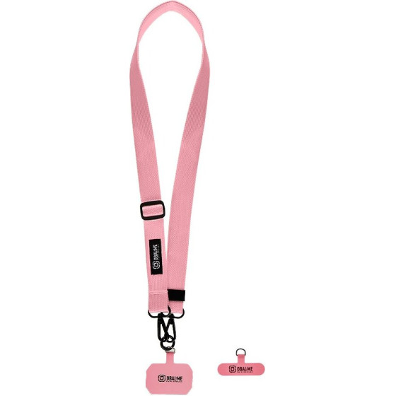 OBAL:Me Necktag Ribbon Rope For Mobile Phone Pink - (57983126810)