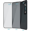 OBAL:Me Privacy 5D Glass Screen Protector For Apple Iphone 15 Pro Black - (57983121448)