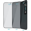 OBAL:Me Privacy 5D Glass Screen Protector For Apple Iphone 16 Pro Black - (57983122861)