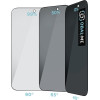 OBAL:Me Privacy 5D Glass Screen Protector For Apple Iphone 17/17 Pro Black - (57983127171)