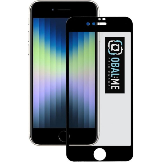 OBAL:Me Privacy 5D Glass Screen Protector For Apple Iphone 7/8/SE2020/SE2022 Black - (57983121450)