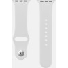 OBAL:Me Silicone Strap For Apple Watch 38-41mm S-M White - (57983126131)