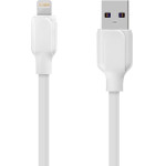 OBAL:Me Simple USB-A/Lightning Cable 1m White - (AL12WH)