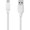 OBAL:Me Simple USB-A/USB-C Cable 1m White - (AC12WH)