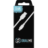 OBAL:Me Simple USB-A/USB-C Cable 1m White - (AC12WH)