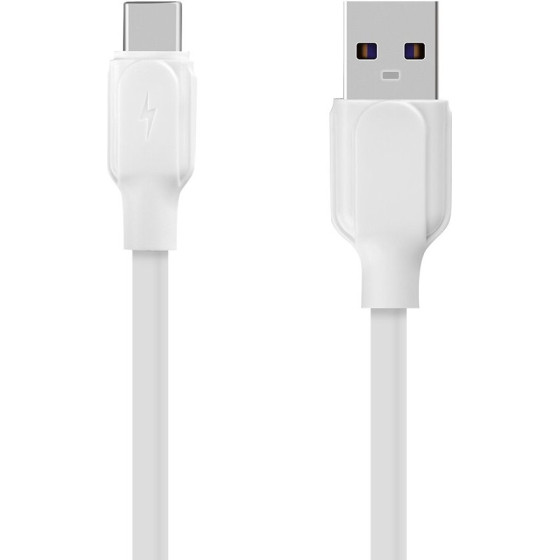 OBAL:Me Simple USB-A/USB-C Cable 1m White - (AC12WH)