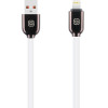 OBAL:Me Sleek USB-A/Lightning Cable White - (OMAL12SWH)