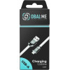 OBAL:Me Sleek USB-A/Lightning Cable White - (OMAL12SWH)