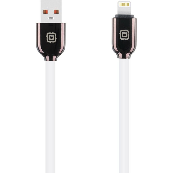 OBAL:Me Sleek USB-A/Lightning Cable White - (OMAL12SWH)