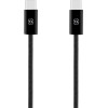 OBAL:Me Super Fast USB-C/USB-C Braided Cable 100W 1m Black - (OM100CC1BB)