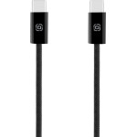 OBAL:Me Super Fast USB-C/USB-C Braided Cable 100W 1m Black - (OM100CC1BB)