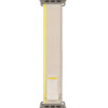 OBAL:Me Textile Strap For Apple Watch 42-49mm M-L Beige/Yellow - (57983126808)