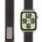 OBAL:Me Textile Strap For Apple Watch 42-49mm M-L Grey/Green - (57983126807)