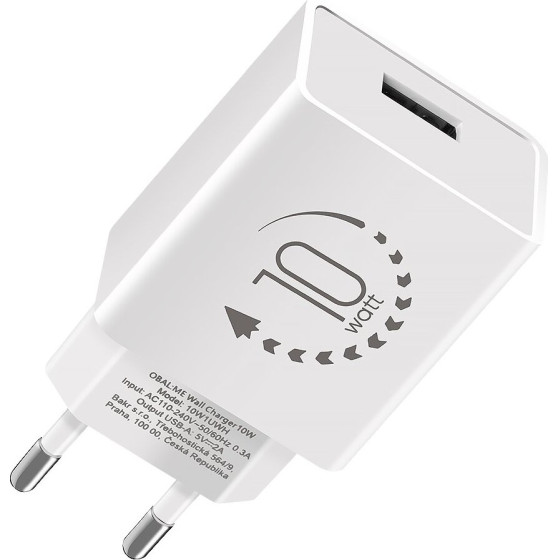 OBAL:Me Wall Charger USB-A 10W White - (10W1UWH)