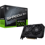 MSI Vga PCI-E Nvidia Gf Rtx 5050 8G Shadow 2X OC, 8GB/128BIT, GDDR6, HDMI/3xDP, Dual FAN, 2 Slot FANSINK, 3YW. - (912-V538-006)