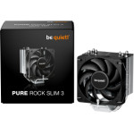 Bequiet Cpu Air Cooler Pure Rock Slim 3 130W TDP, Intel Socket Lga 1851/1700, Amd AM4/AM5, 100MM Pwm FAN, SILVER/BLACK, 3YW. - (BK047)