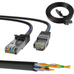 EXTRALINK Cat.5e Ftp 0.5m Lan Patch Cord, Copper Network Cable U/Ftp - (EX.7584)