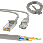 EXTRALINK Cat.5e Utp Lan Patch Cable 1m, Copper Network Cable - (EX.7669)