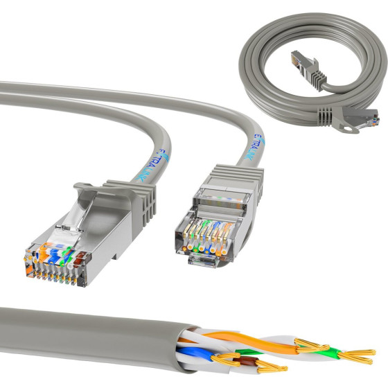 EXTRALINK Cat.5e Utp Lan Patch Cable 1m, Copper Network Cable - (EX.7669)