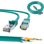 EXTRALINK Cat.6 Ftp Lan Patch Cable 3m, Copper Network Cable Twisted Pair 1Gbit/s - (EX.7744)