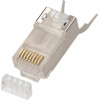 EXTRALINK CAT6A Ftp RJ45 Connector, Shielded 8P8C - (EX.11601)