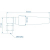 TELTONIKA LTE Antenna 003R-00296, 5dBi, SMA-Male, Angled - (TELTONIKA 003R-00296)
